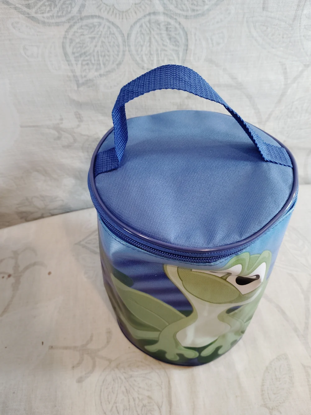 Roscoe Frog Pediatric Nebulizer Carry Case - Blue & Green